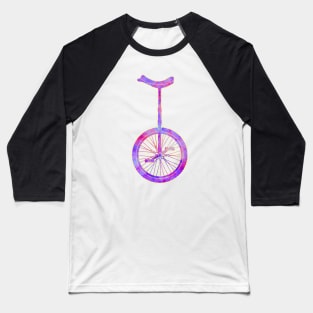 Unicycle Bike Colors Baseball T-Shirt